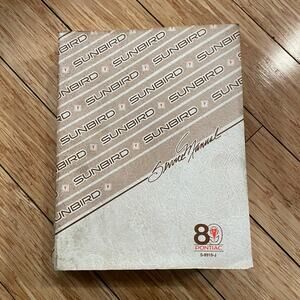 Original Factory 1989 Pontiac Sunbird Service Manual Shop